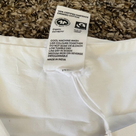 NWT Kowtow Seascape Shirt white 100% cotton - Picture 4 of 7